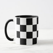 Schwarz-Weiß-Prüfmuster Tasse (Links)