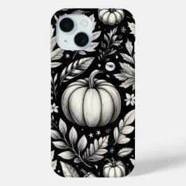 Schwarz-Weiß-Pumpkins Case-Mate iPhone Hülle