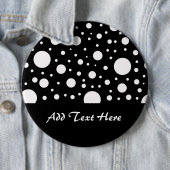 Schwarz-Weiß-Punkte Button (Beispiel)
