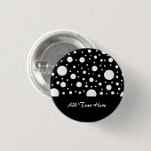 Schwarz-Weiß-Punkte Button (Vorne & Hinten)