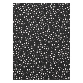 Schwarz-Weiß-Punkte | Elegant Gemustert Tischdecke