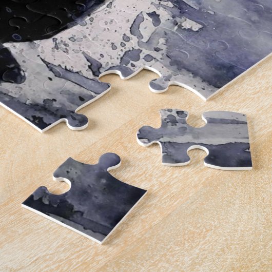 Schwarz-Weiß-Puzzle-Malerei Puzzle (Seite)