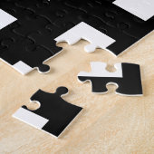 Schwarz-Weiß-Quadrate schwierig Puzzle (Seite)