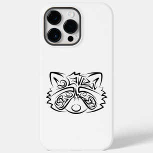 Schwarz-Weiß-Raccoon Case-Mate iPhone 14 Pro Max Hülle