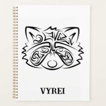 Schwarz-Weiß-Raccoon