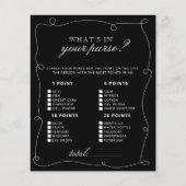 Schwarz-Weiß-Rahmen Was ist in deinem Handspiel? (Vorderseite)