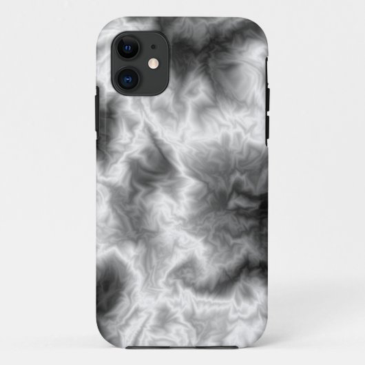 Schwarz-Weiß-Rauch Case-Mate iPhone Hülle (Rückseite)