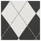 Schwarz-Weiß-Raute-Muster Harlequin Stoff (Nahaufnahme)