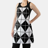 Schwarz-Weiß-Raute Schürze (InSitu)