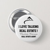 Schwarz-Weiß-Real-Anwesen Button (Vorne & Hinten)