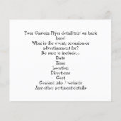 Schwarz-weiß Red Polka Dot Retro Niedlich Consulta Flyer (Hinten)