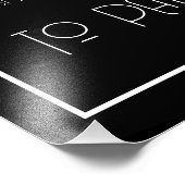 Schwarz-Weiß-Regenbogen-Farbtafel Fotodruck (Ecke)