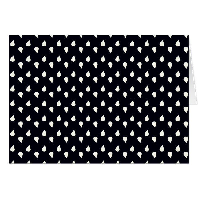 Schwarz-Weiß-Regentropfen (Vorderseite (Horizontal))