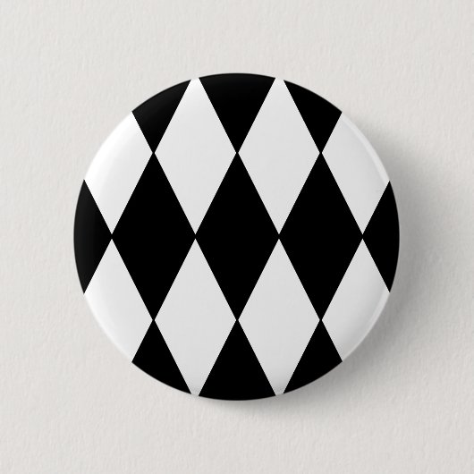 Schwarz-Weiß-Retro-Karton Button (Vorderseite)