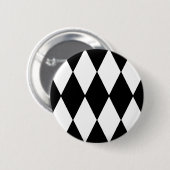 Schwarz-Weiß-Retro-Karton Button (Vorne & Hinten)