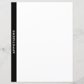 Schwarz-Weiß-Rezept | Appetithappen (Rückseite)