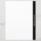 Schwarz-Weiß-Rezept | Appetithappen (Vorderseite)