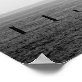 Schwarz-Weiß-Rig im Golf 16x20 Poster (Ecke)