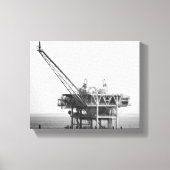 Schwarz-Weiß-Rig im Golf 8x10 Leinwanddruck (Vorderseite)