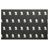 Schwarz-Weiß-Ritterschachmuster Stoff (Fat Quarter (45,7 x 55,9 cm))
