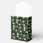 Schwarz-Weiß-Rose-Blumenhochzeit Geschenkschachtel (Geöffnet)