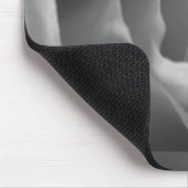 Schwarz-Weiß-Rose Mousepad (Ecke)