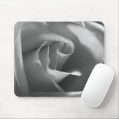Schwarz-Weiß-Rose Mousepad (Mit Mouse)