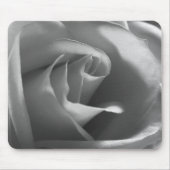 Schwarz-Weiß-Rose Mousepad (Vorne)