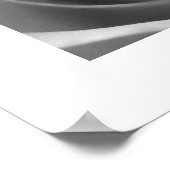 Schwarz-Weiß-Rose-Poster drucken Poster (Ecke)