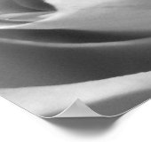 Schwarz-Weiß-Rose-Poster drucken Poster (Ecke)