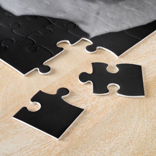 Schwarz-Weiß-Rose Puzzle (Seite)