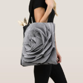 Schwarz-Weiß-Rose Tasche (Von Nahem)