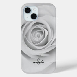 Schwarz-Weiß-Rosen-Blumen-Handyhülle Case-Mate iPhone Hülle