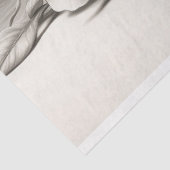 Schwarz-Weiß-Rosen im Blut Seidenpapier (Ausschnitt)