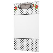 Schwarz-Weiß-Rot-Fett Klemmbrett (Links)