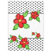 Schwarz-Weiß-Rot-Fett Klemmbrett (Rückseite)