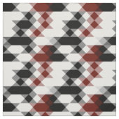 schwarz weiß rot geometrisch stoff (Muster)