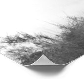 Schwarz & Weiß Saguaro Kaktus auf Hügelspitze 16x2 Poster (Ecke)