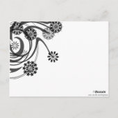 Schwarz-Weiß-Sammlung Postkarte (Rückseite)