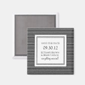 Schwarz/Weiß-Sammlung Speichern des Datumsfelds Magnet (Vorderseite/Rückseite)