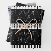 Schwarz-Weiß-Sammlung Wrapping Paper Shee Geschenkpapier Set (Beispiel)