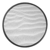 Schwarz-Weiß-Sandkörbe Eishockey Puck (Vorderseite)