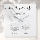 Schwarz-Weiß-Sänger und ihre Eheschließungen Quadratische Wanduhr