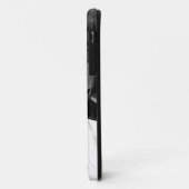 Schwarz-Weiß-Sattel Case-Mate iPhone Hülle (Hinten/Links)