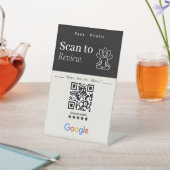 Schwarz-Weiß-Scan zum Überprüfen des QR-Code-Schil Sockelschild (In SItu)