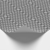 Schwarz-Weiß-Schach-Allover-Schachbrett Geschenkpapier (Ecke)