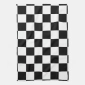 Schwarz-Weiß Schach Küchentuch (Vertikal)