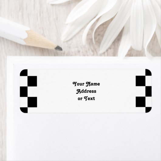 Schwarz-Weiß-Schachbrett-Hintergrund (Insitu)