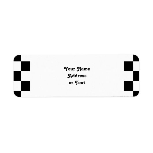 Schwarz-Weiß-Schachbrett-Hintergrund (Vorne)