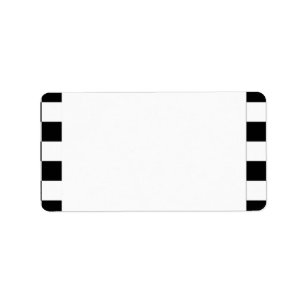 Schwarz-Weiß-Schachbrett-Hintergrund Adressaufkleber